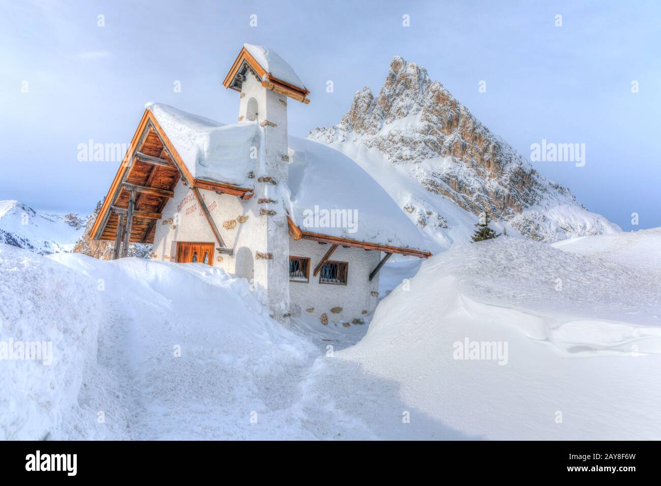 Passo di Falzarego, Cortina d'Ampezzo; Veneto, Belluno, Dolomiten; Italien; Stockfoto