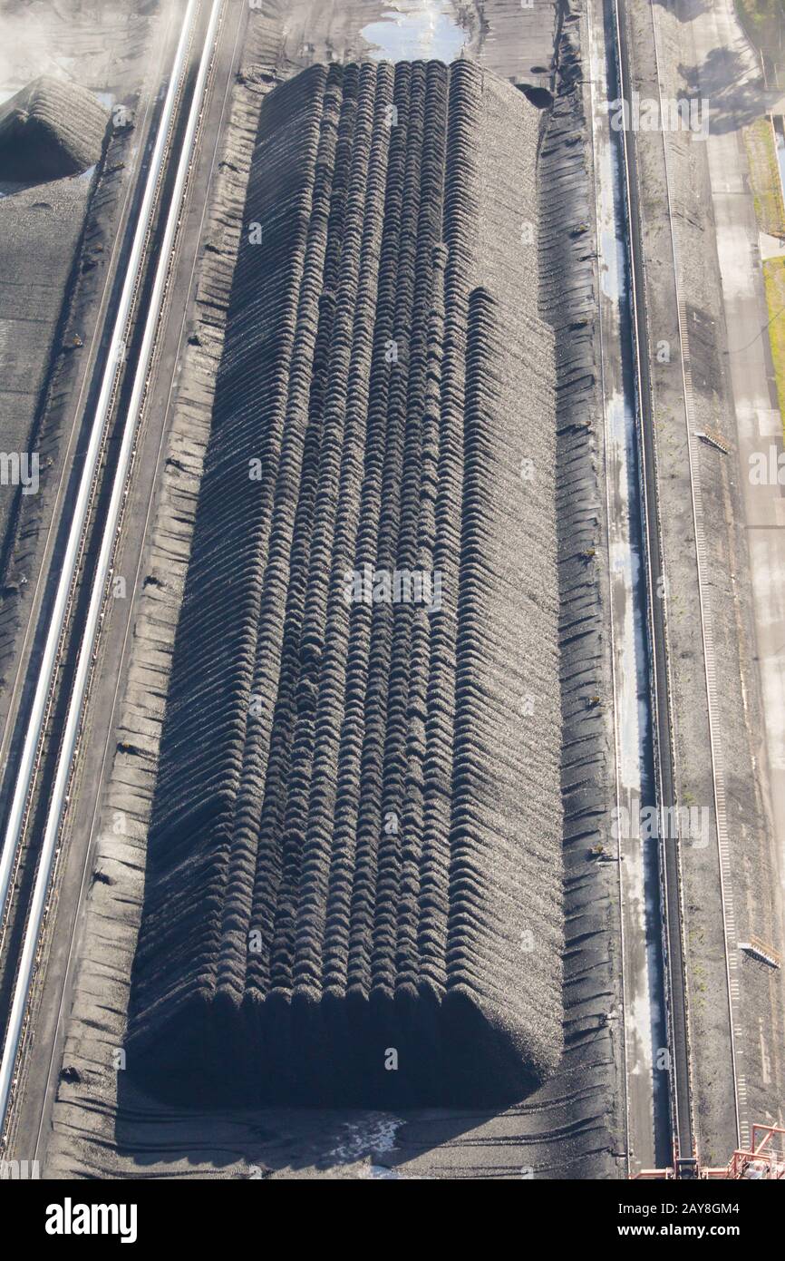 Newcastle Coal Terminal Stockfoto