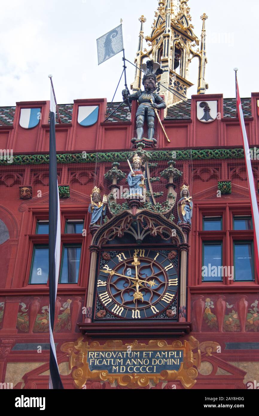 Basel, Rhein, Schweiz Stockfoto