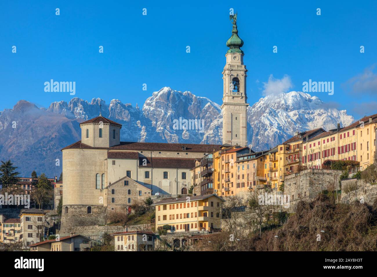 Belluno, Venetien, Belluno, Dolden; Italien; Stockfoto