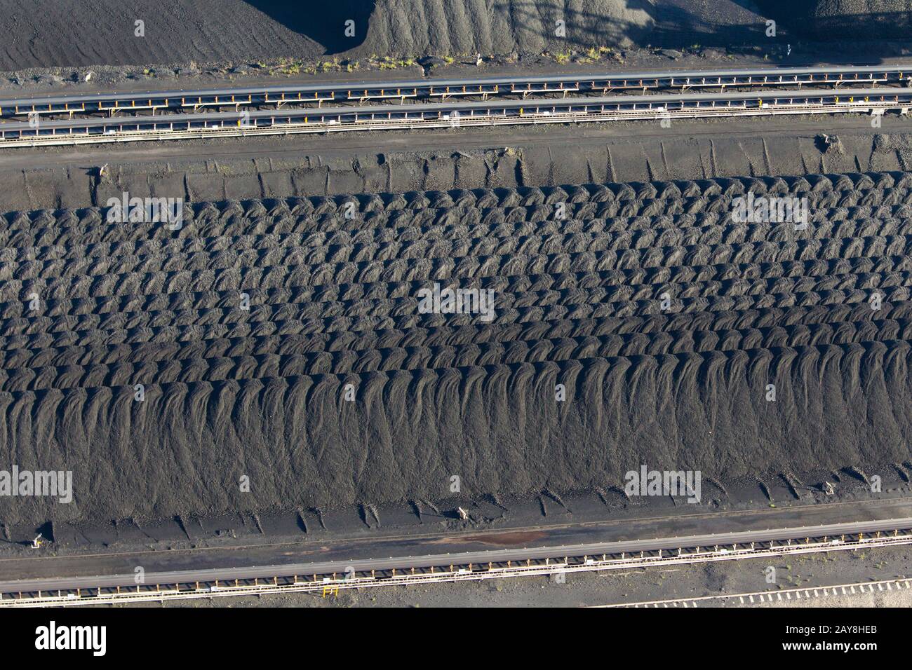 Newcastle Coal Terminal Stockfoto