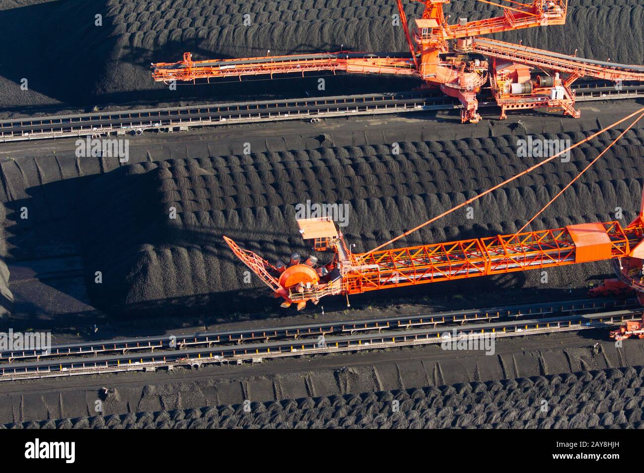 Newcastle Coal Terminal Stockfoto