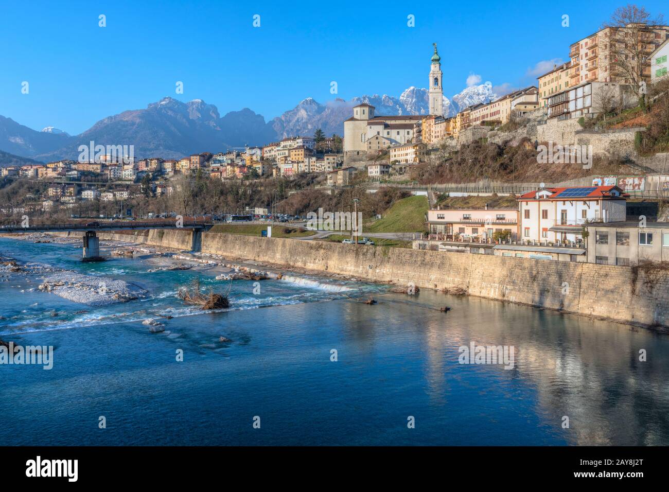 Belluno, Venetien, Belluno, Dolden; Italien; Stockfoto