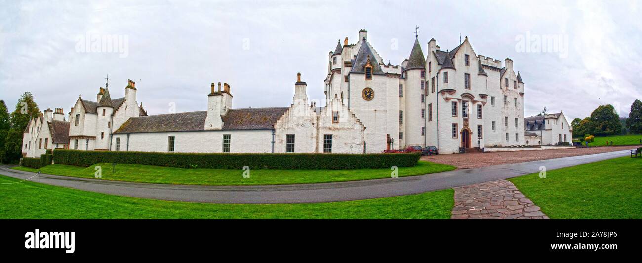 Blair Castle, Blair Atholl, Scotland, Großbritannien Stockfoto