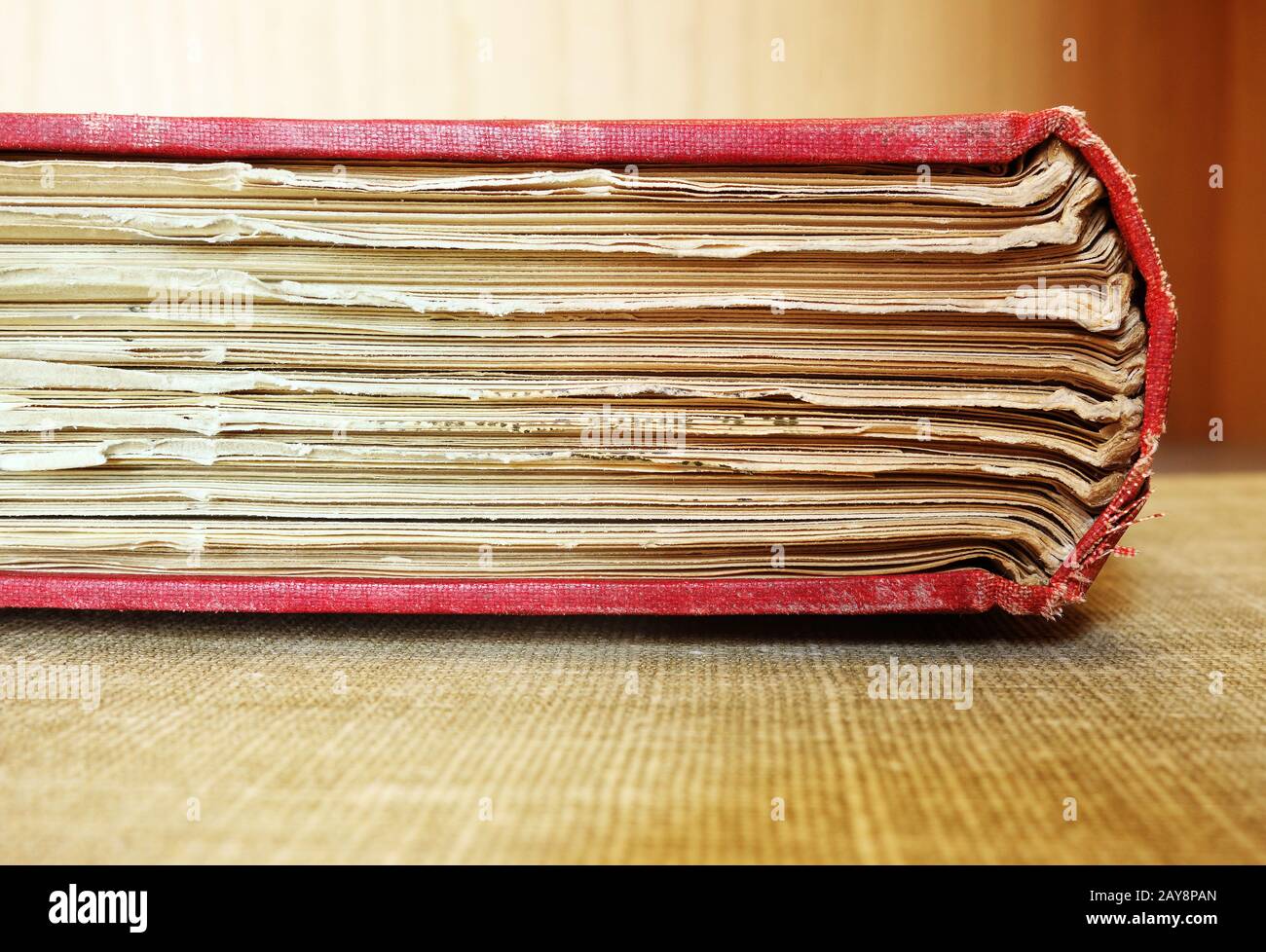 Altes Buch Seiten Stockfoto