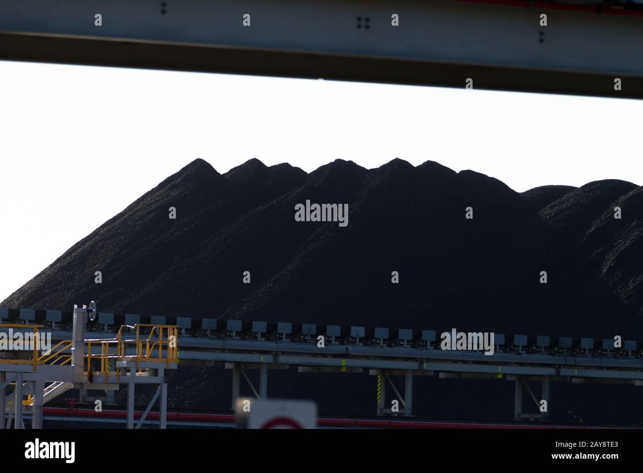 Newcastle Coal Terminal Stockfoto