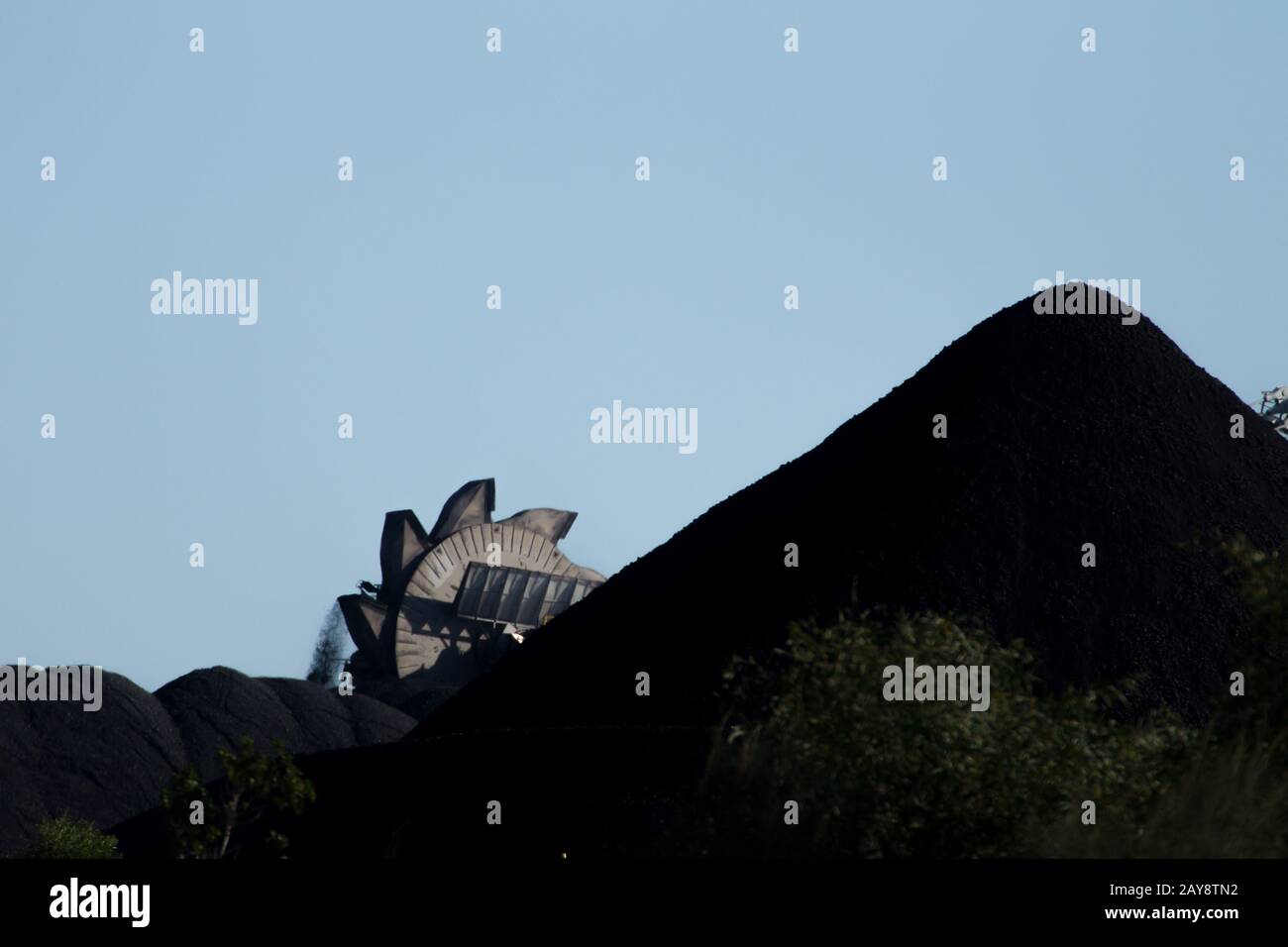 Newcastle Coal Terminal Stockfoto