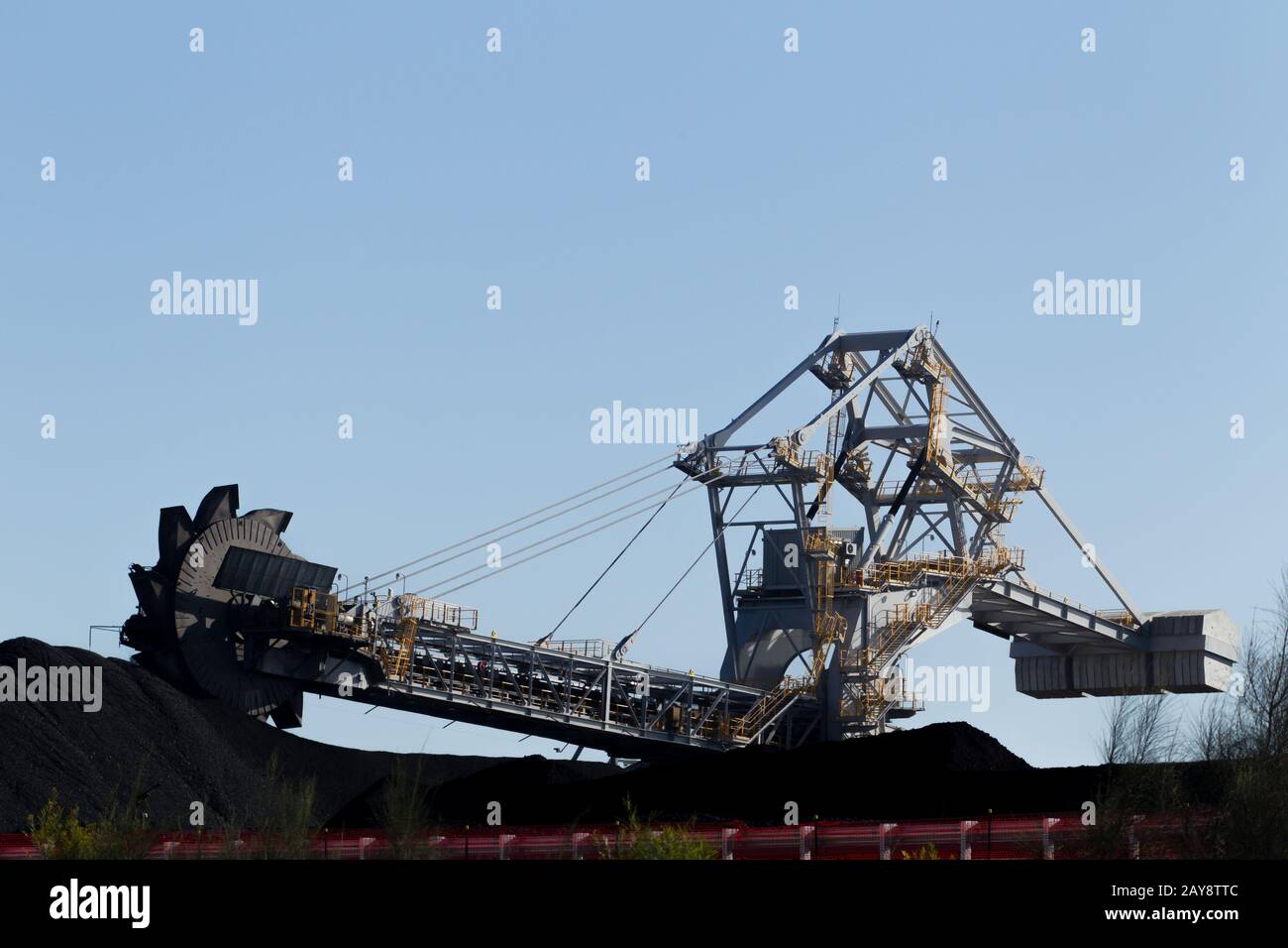 Newcastle Coal Terminal Stockfoto