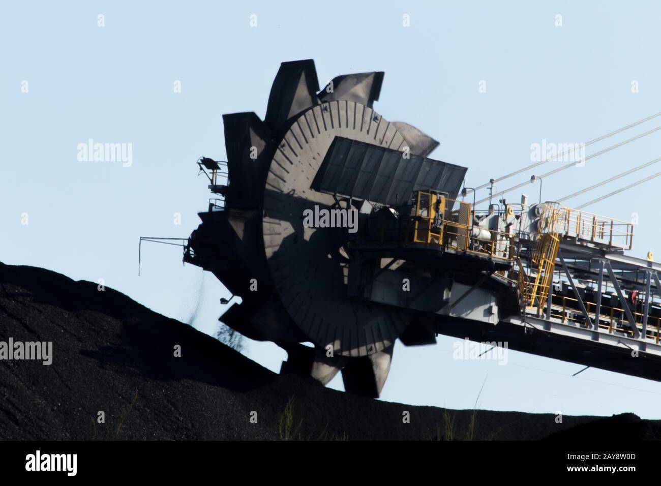 Newcastle Coal Terminal Stockfoto