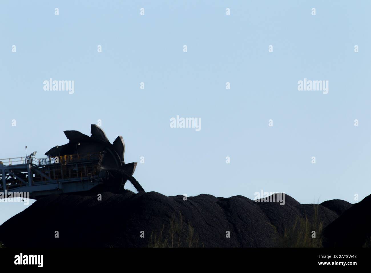 Newcastle Coal Terminal Stockfoto