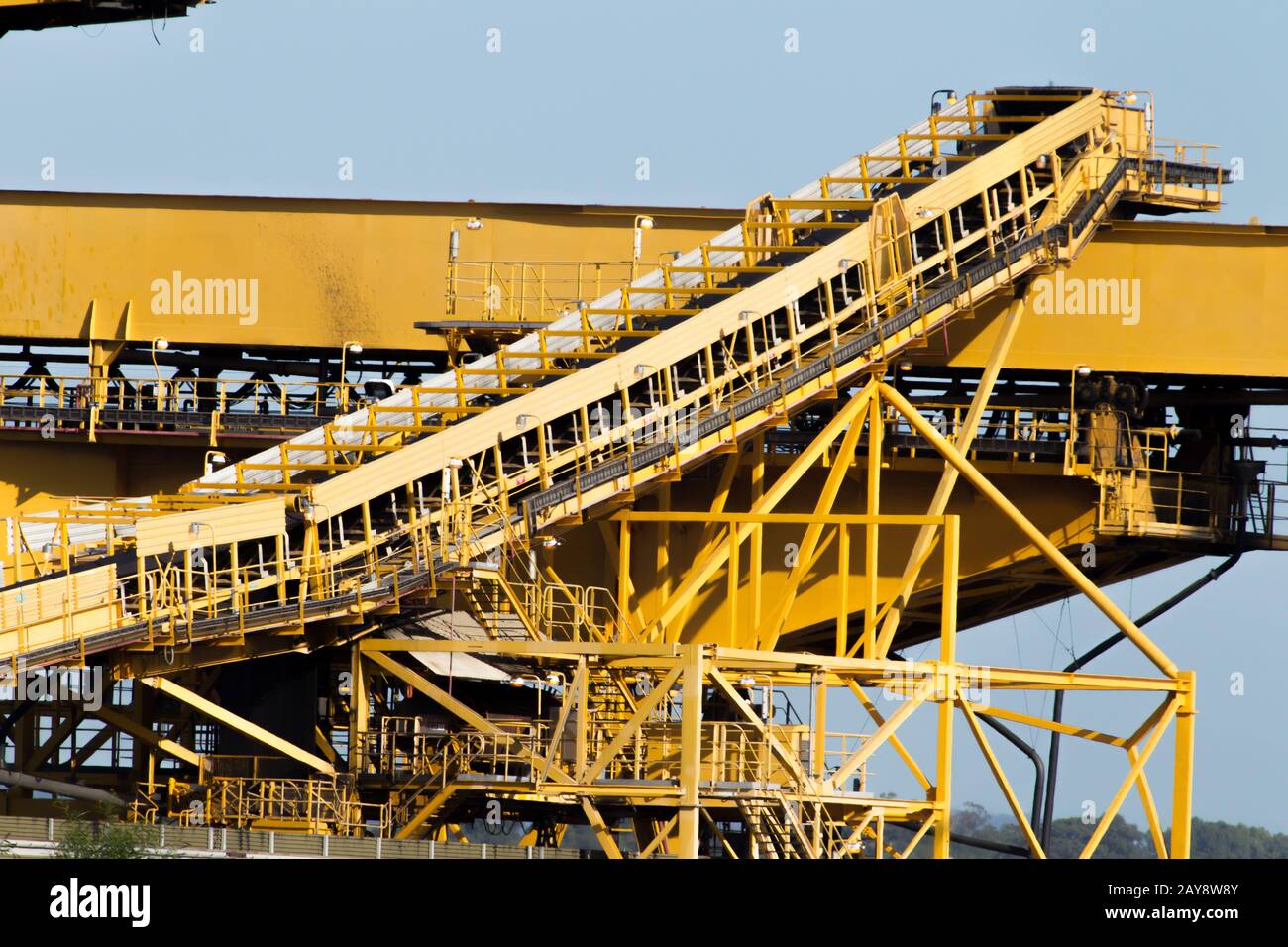 Newcastle Coal Terminal Stockfoto