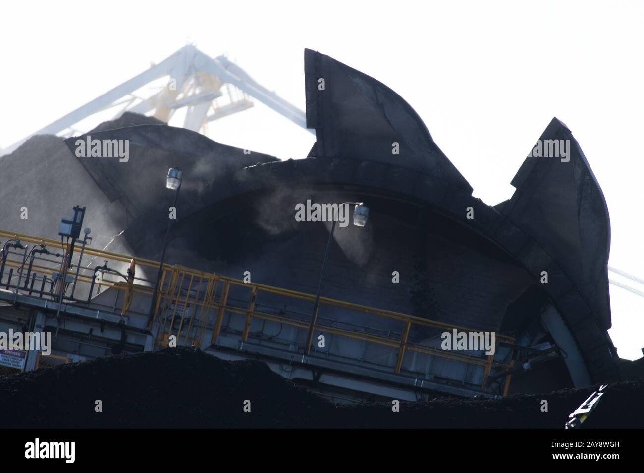 Newcastle Coal Terminal Stockfoto