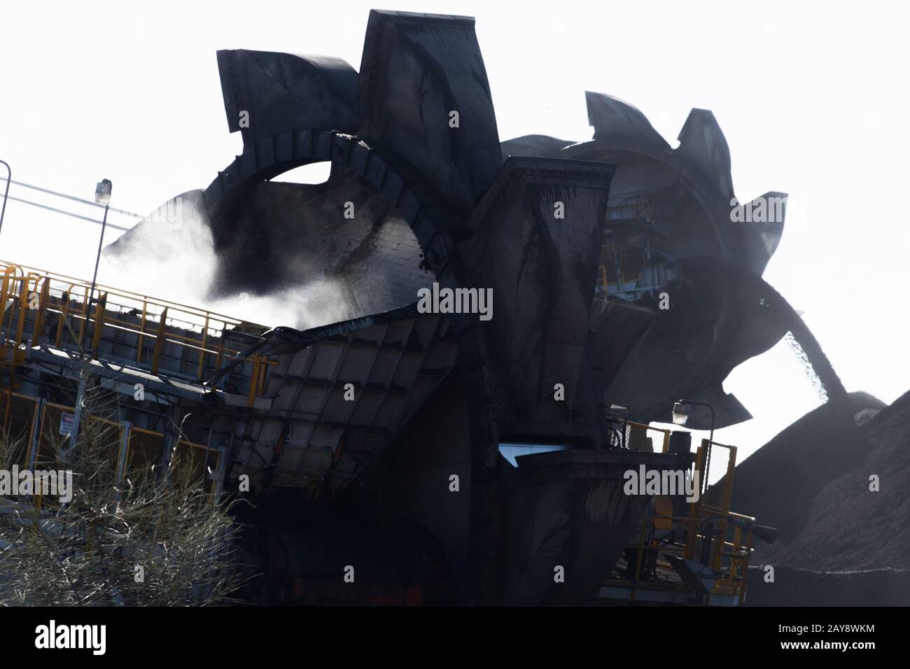 Newcastle Coal Terminal Stockfoto