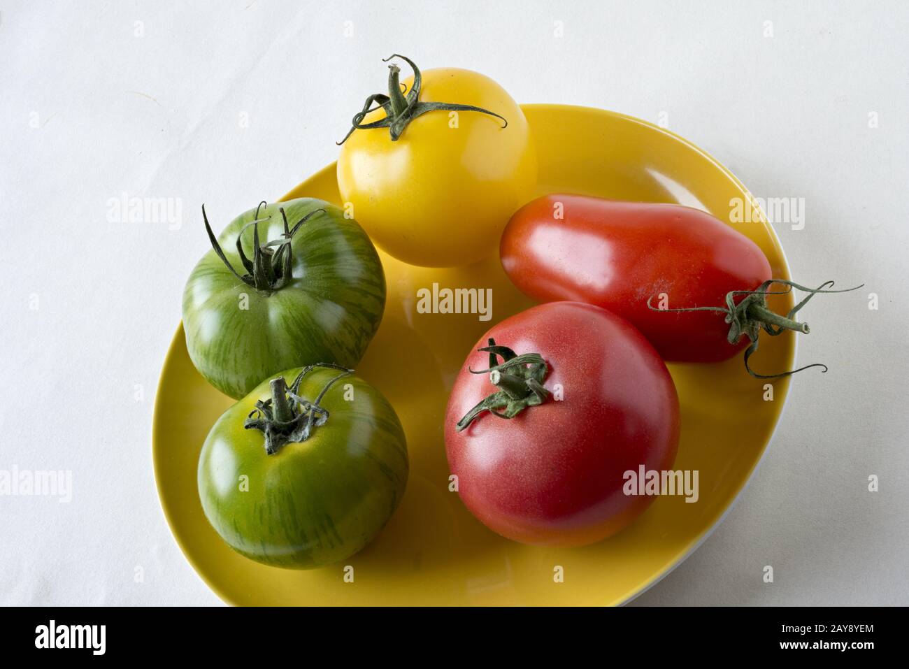 Erbloom-Tomaten Stockfoto