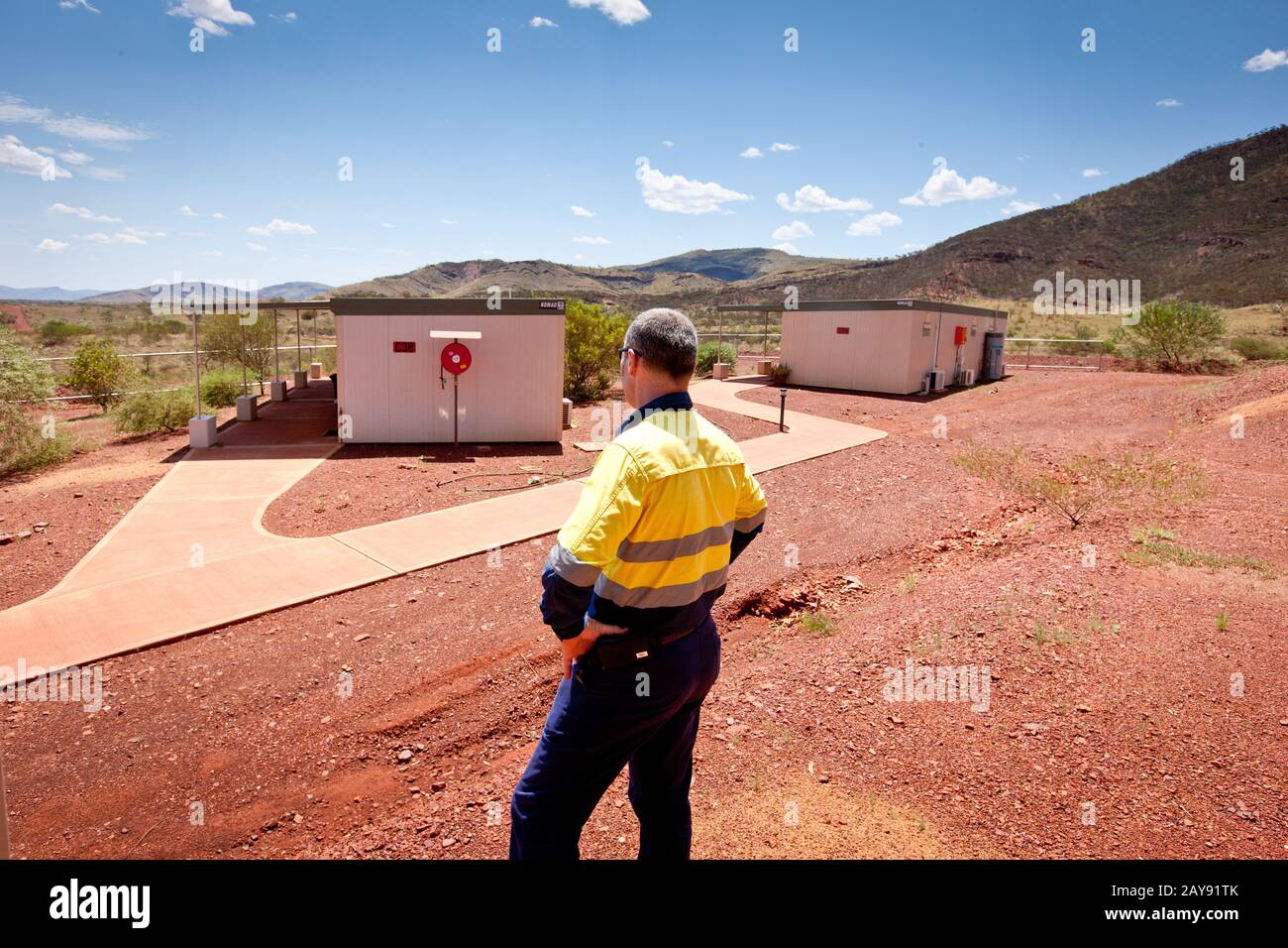 Iron Ore Mine, Pilbara, Western Australia. Stockfoto
