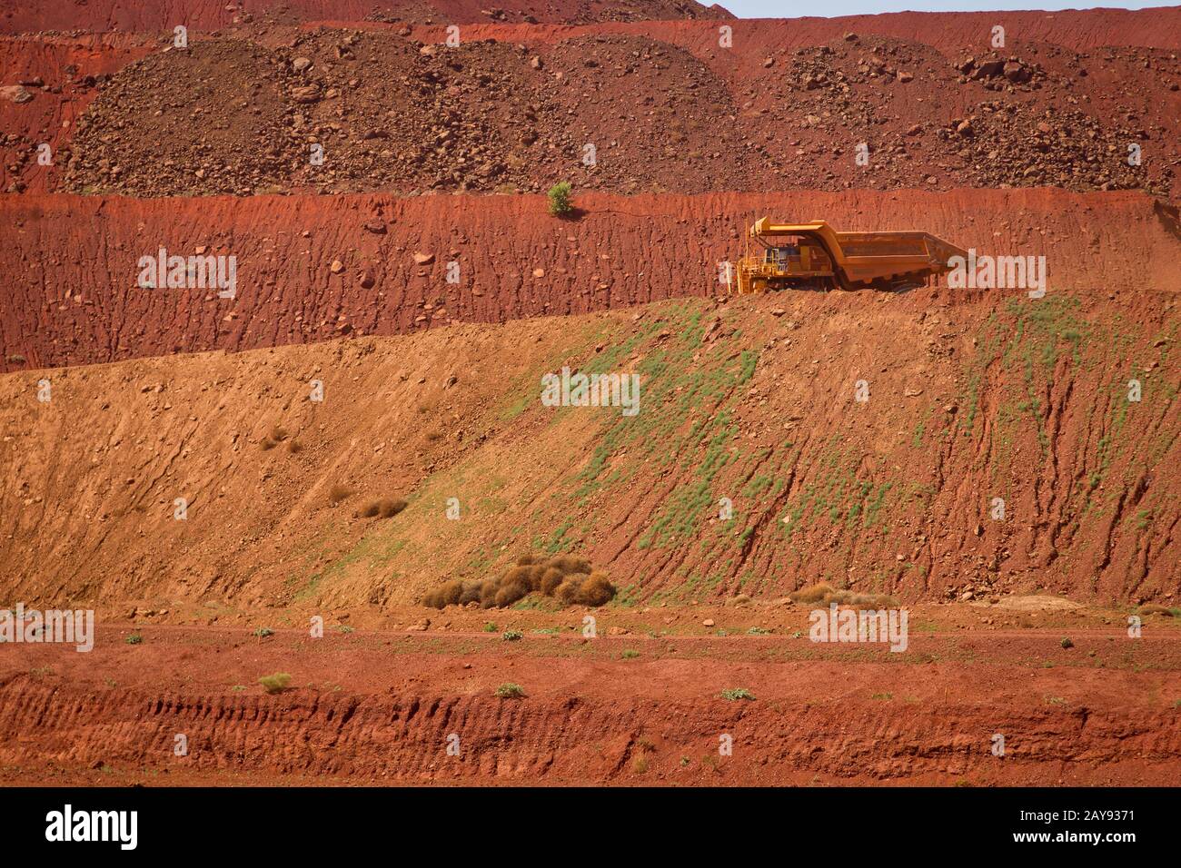 Iron Ore Mine, Pilbara, Western Australia. Stockfoto