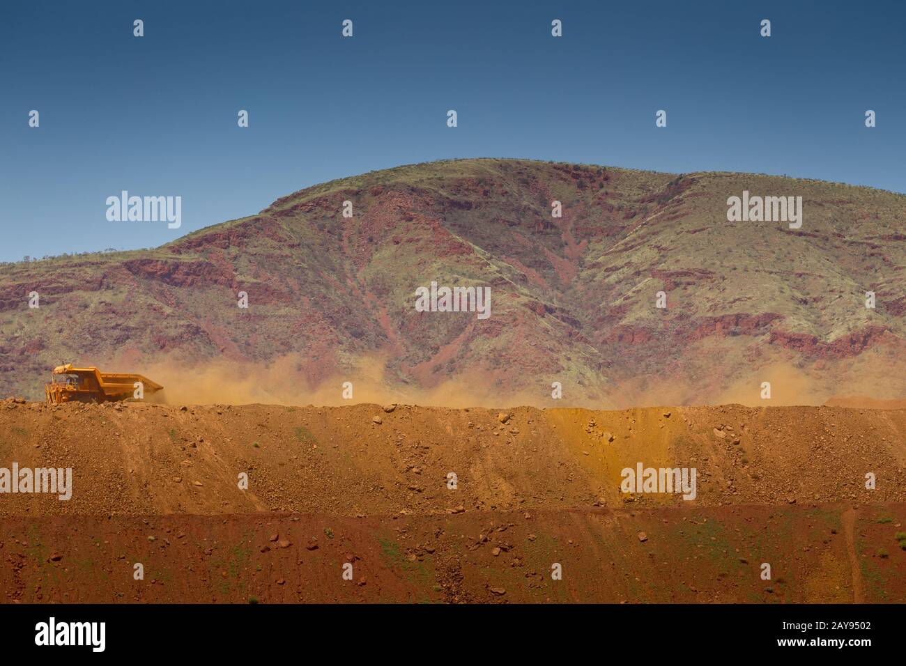 Iron Ore Mine, Pilbara, Western Australia. Stockfoto