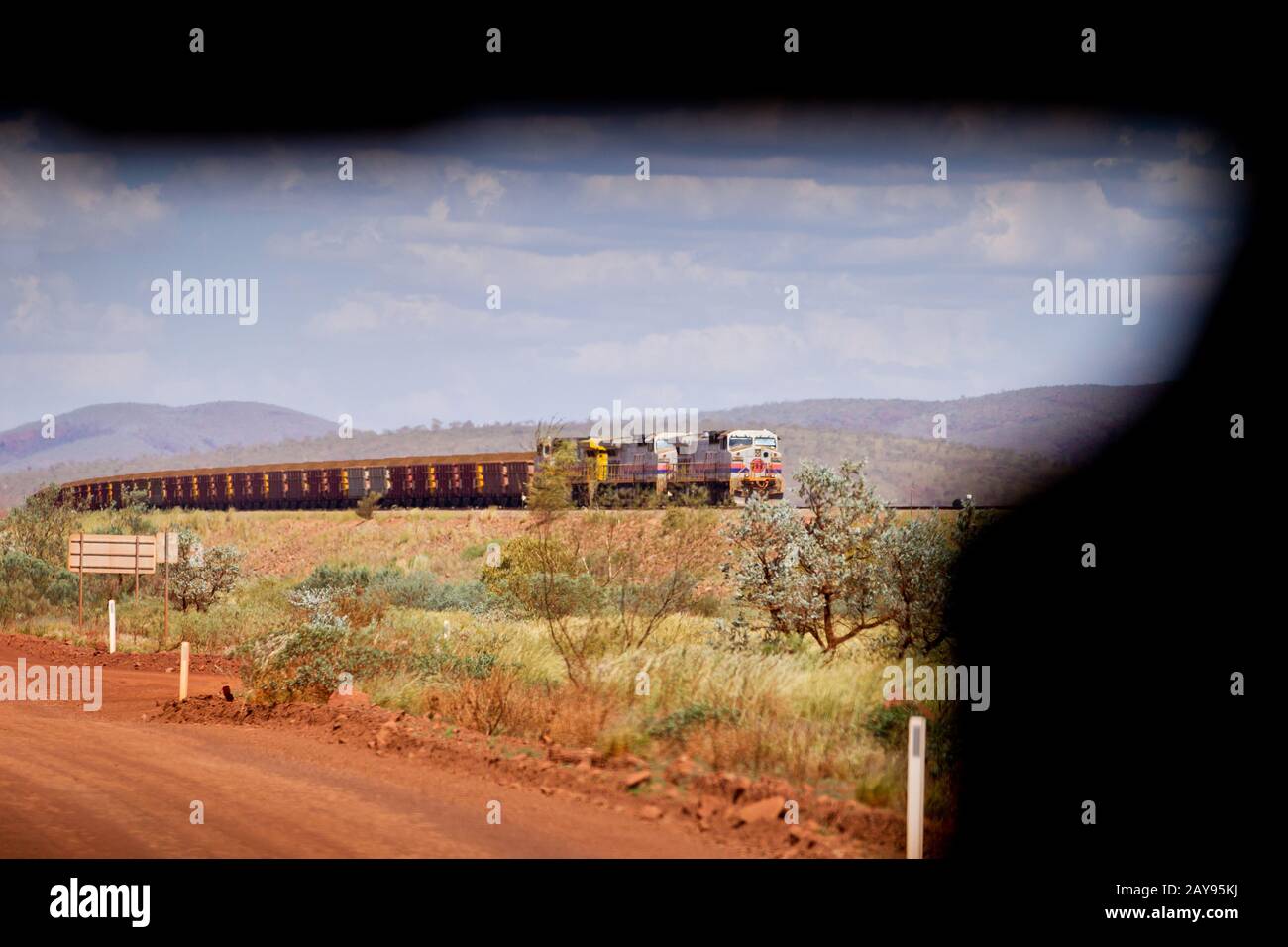 Iron Ore Mine, Pilbara, Western Australia. Stockfoto