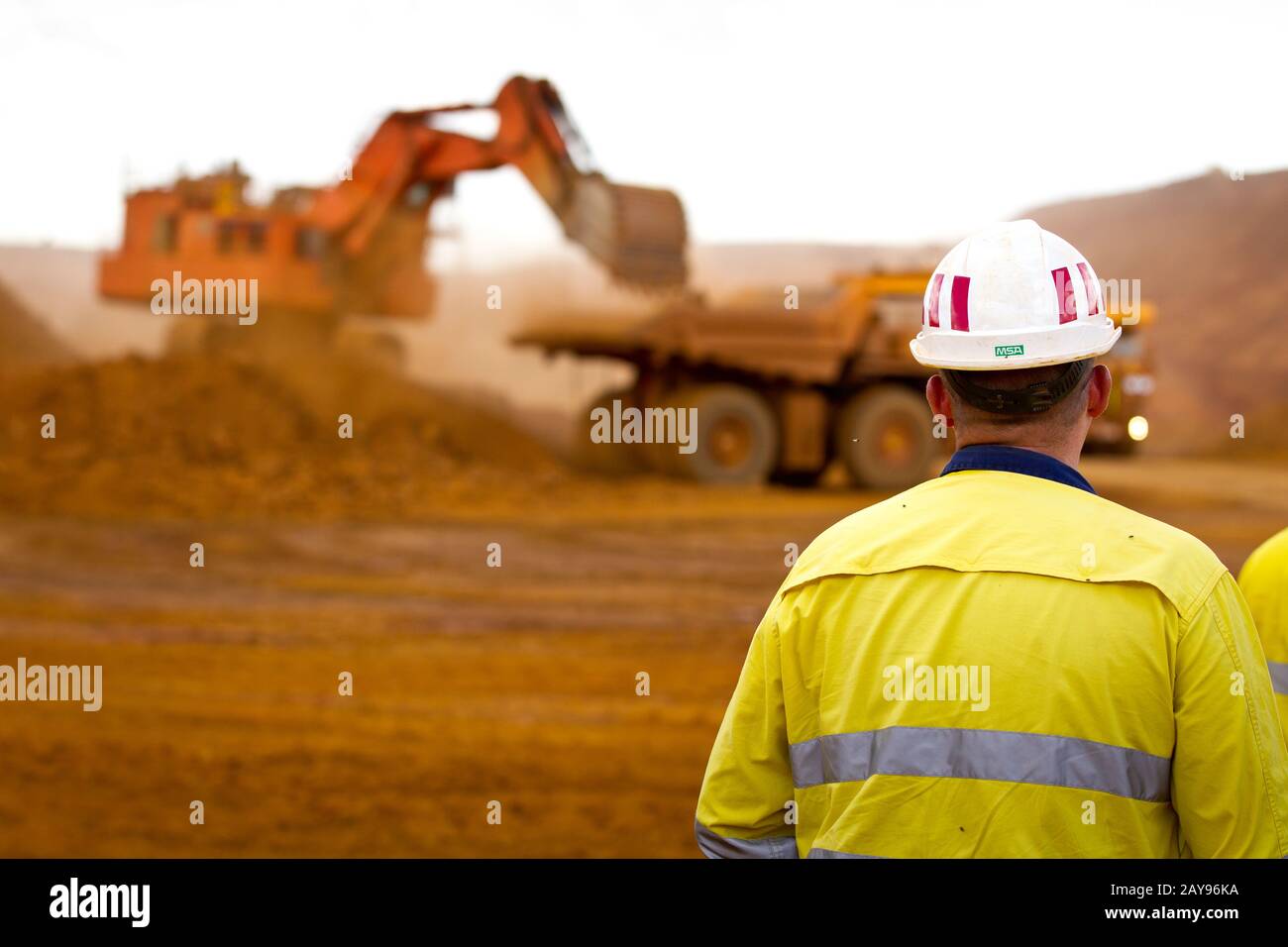 Iron Ore Mine, Pilbara, Western Australia. Stockfoto