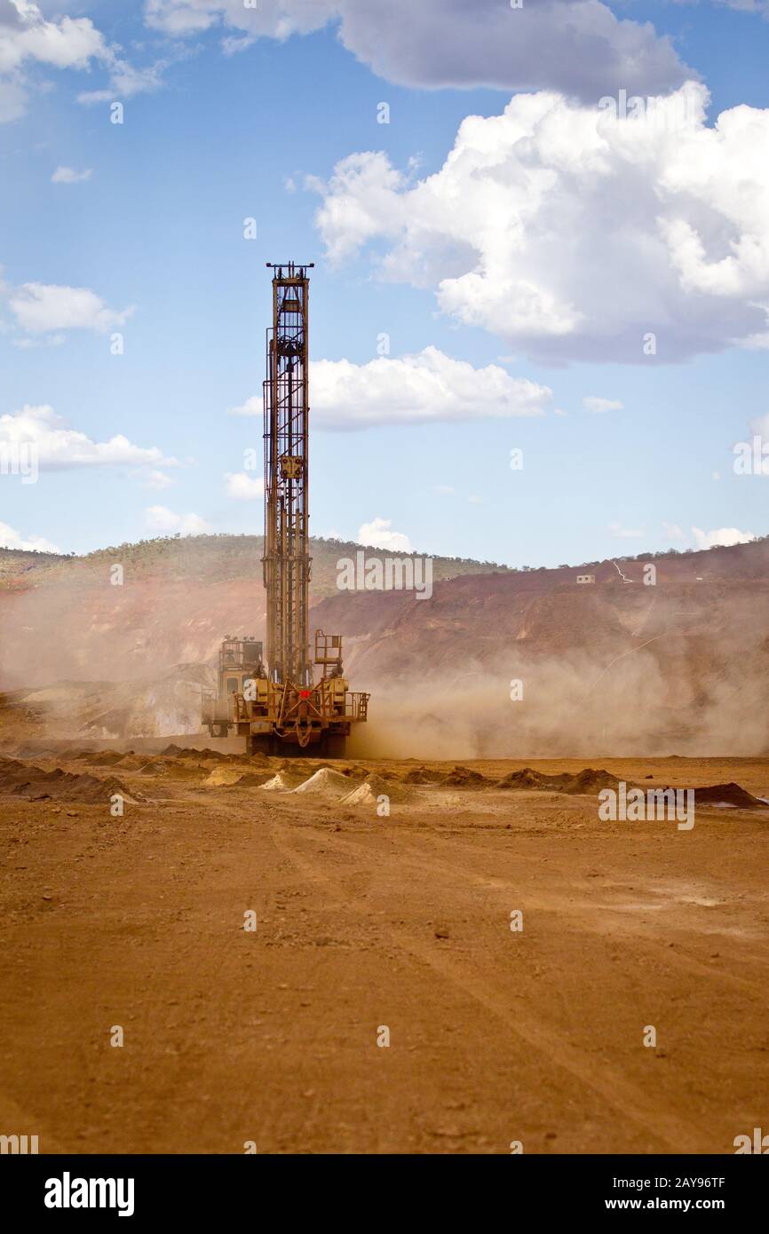 Iron Ore Mine, Pilbara, Western Australia. Stockfoto