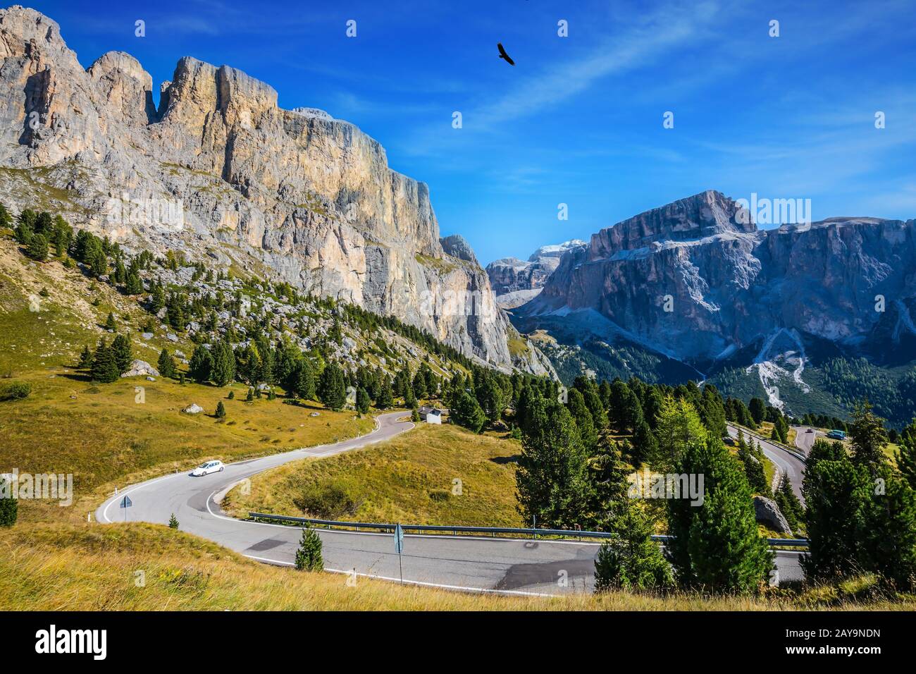 Beeindruckender Felsrücken Stockfoto