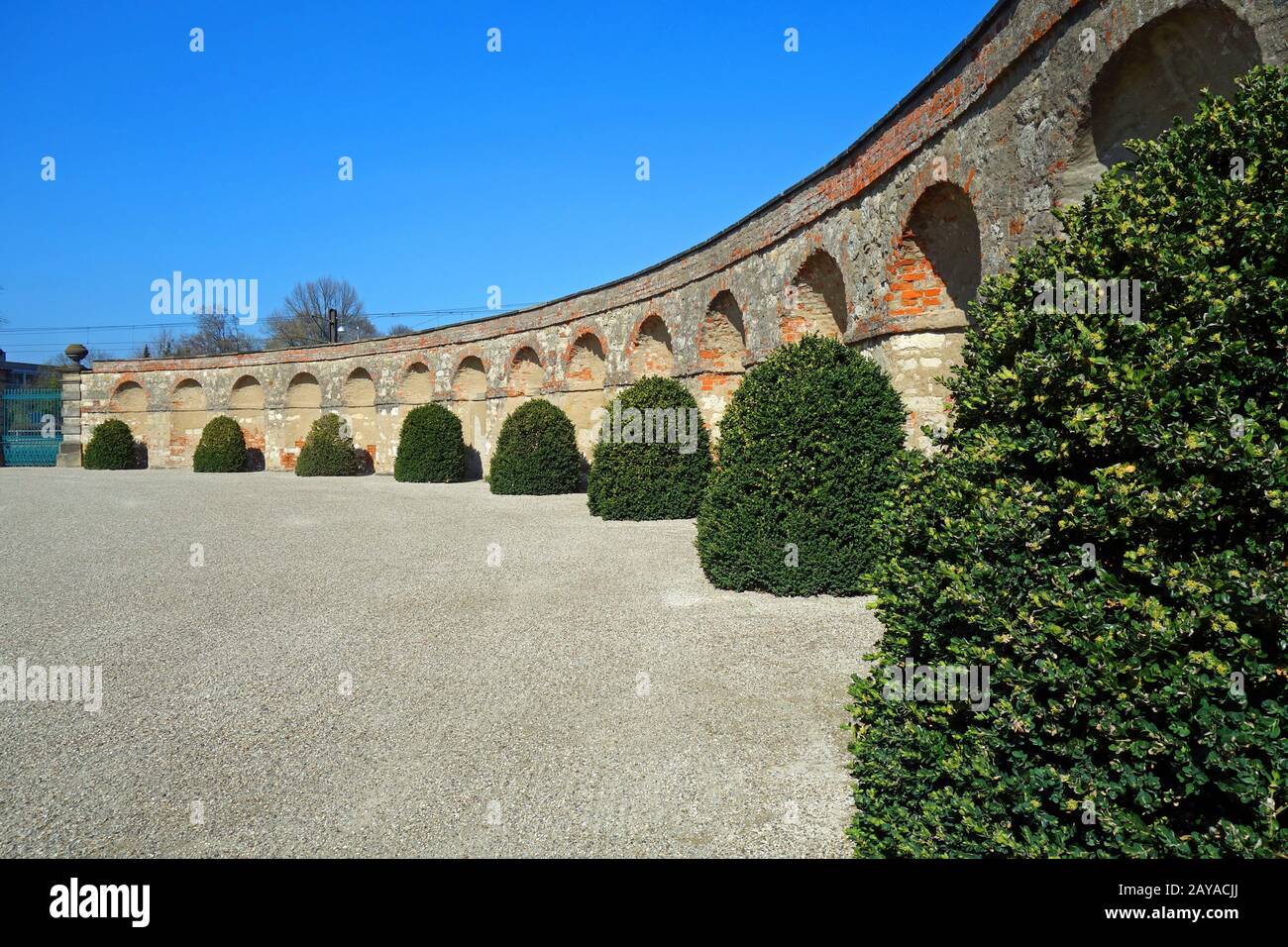 Barockbau in Schloss Herrenhausen in Hannover Stockfoto