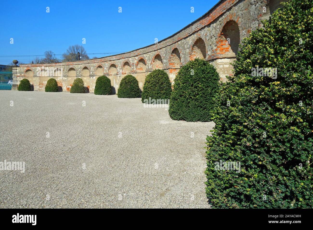 Barockbau in Schloss Herrenhausen in Hannover Stockfoto