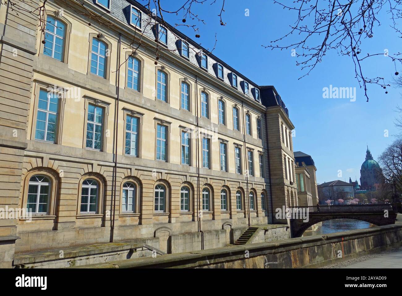 Schloss leine in hannover Stockfoto