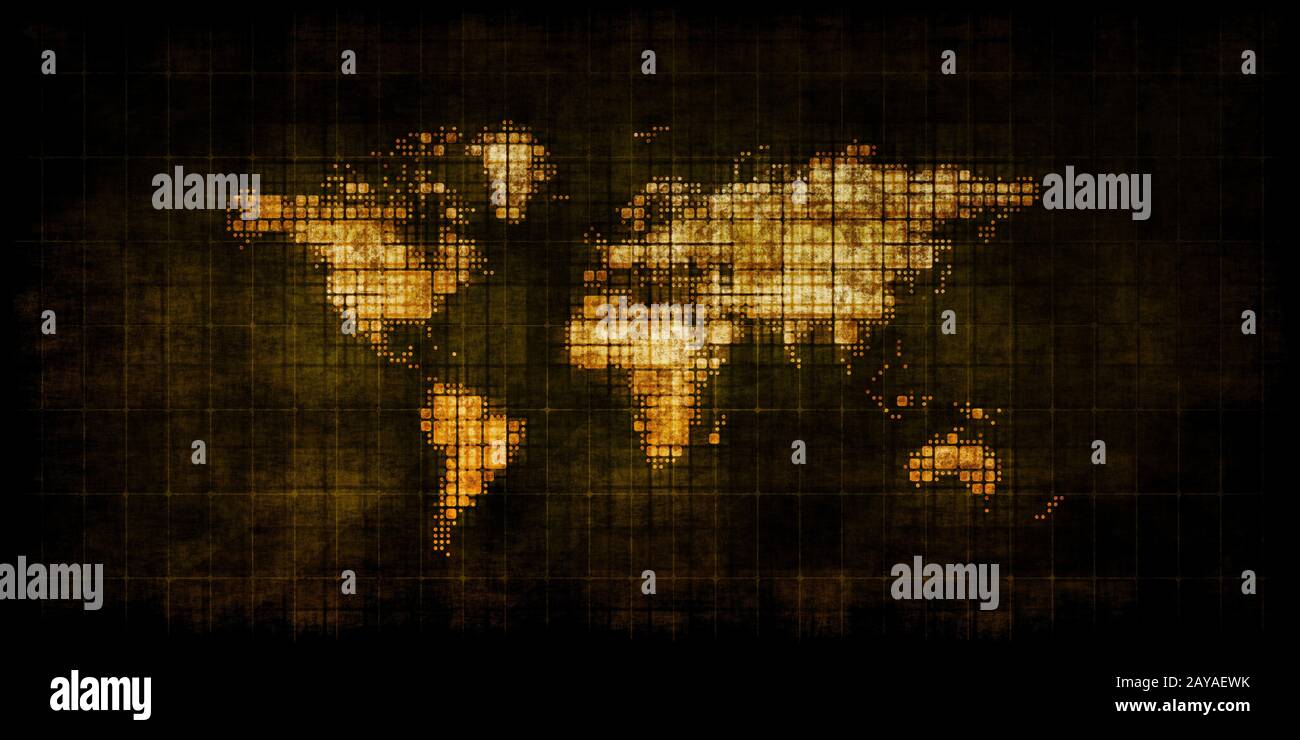 Politische Instabilität Stockfoto