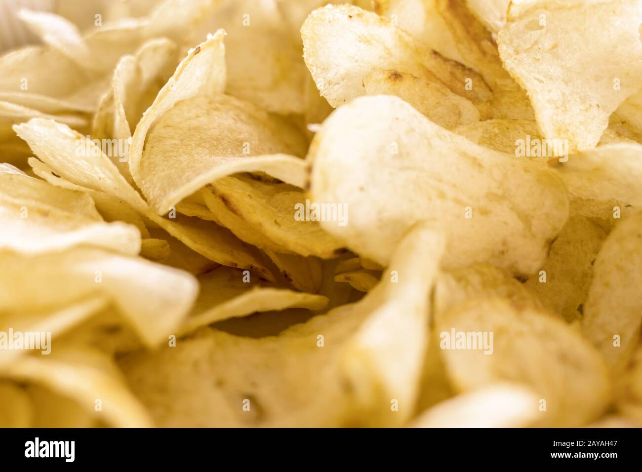 Knusprige Pommes goldenes Muster Stockfoto