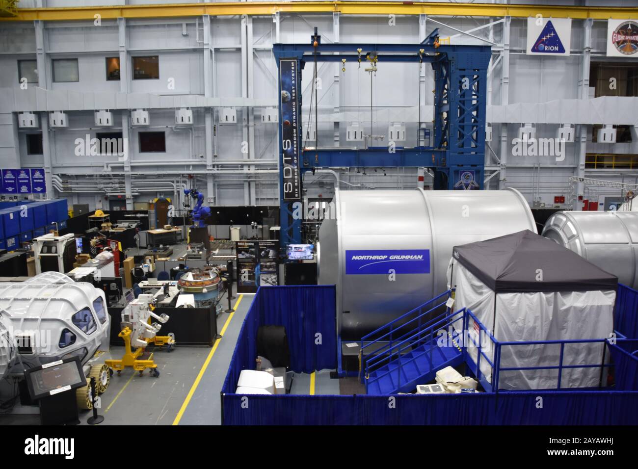 Astronautentrainingseinrichtung im Space Center in Houston, Texas Stockfoto