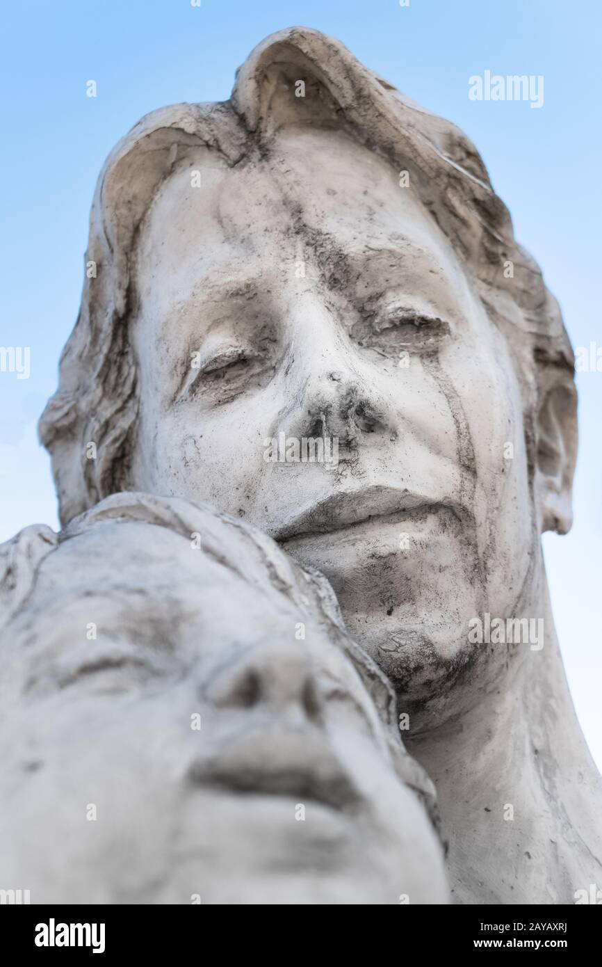 Mutter und Sohn Stockfoto