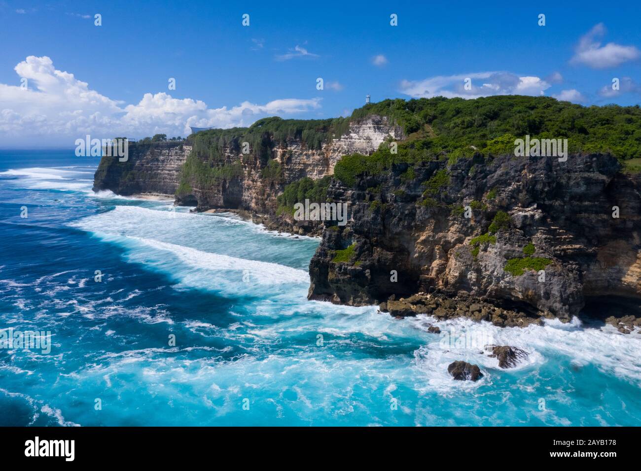Schöner Meerblick auf der insel bali Stockfoto