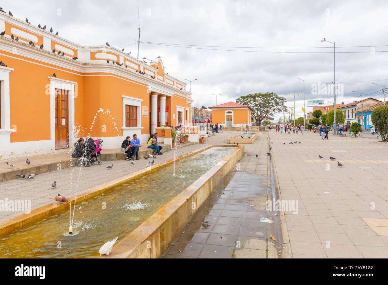 Kolumbien Cajica Bahnhof Bereich Blick im Freien Stockfoto