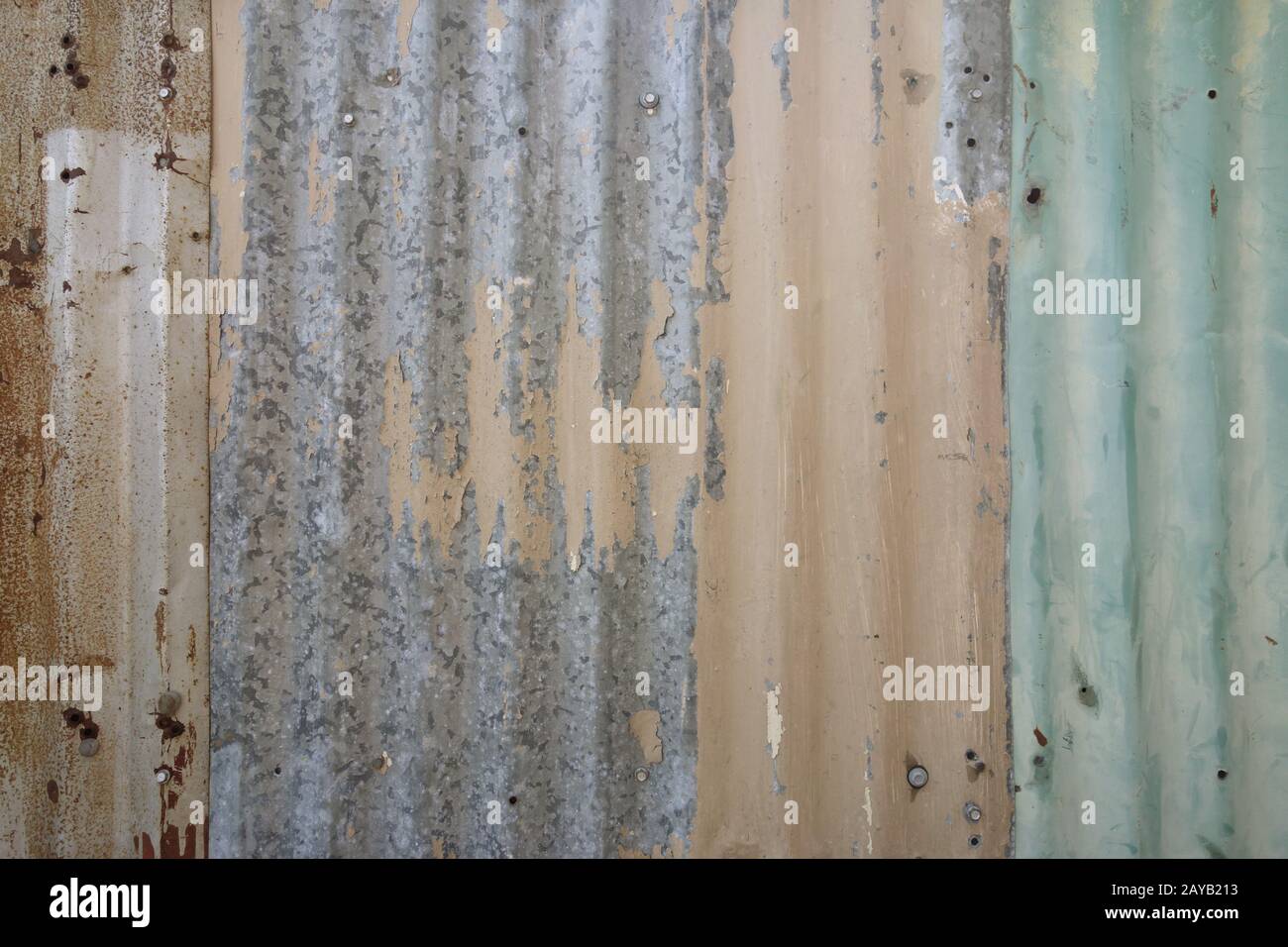 Notleidender Metallhintergrund Stockfoto