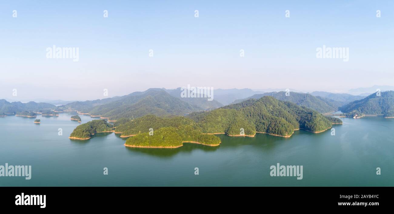 Schöne Landschaft im Tausend-Inseln-See Stockfoto