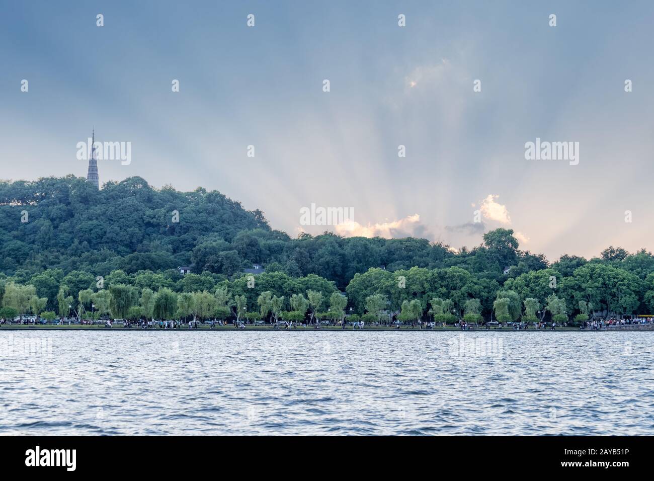 hangzhou West Seenlandschaft Stockfoto