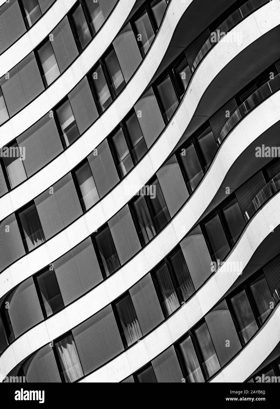 London Apartments Stockfoto