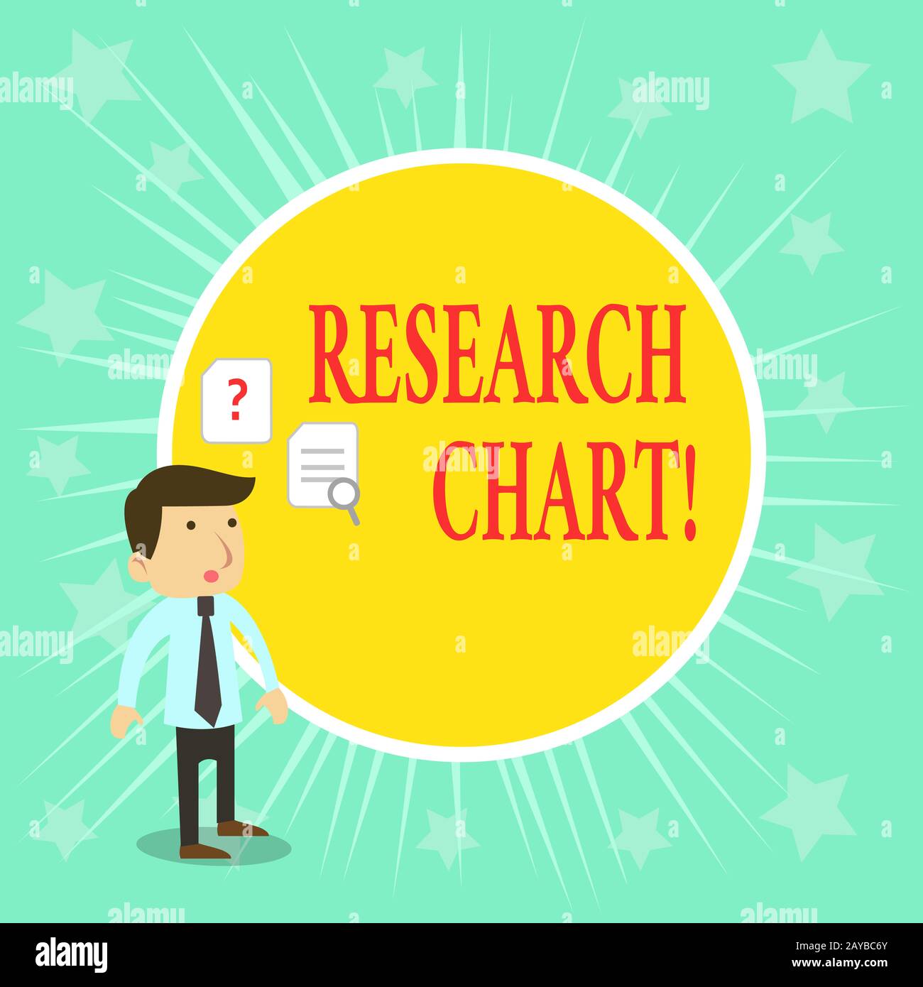 Textforschungsdiagramm für Textschreiben. Das Geschäftskonzept der IT stellt eine Reihe numerischer oder qualitativer Daten dar. Stockfoto