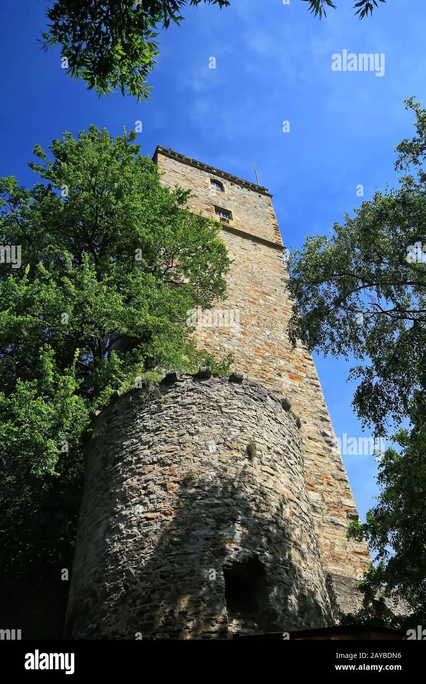 Burg Guttenberg ist ein Schloss in Deutschland Stockfotografie Alamy
