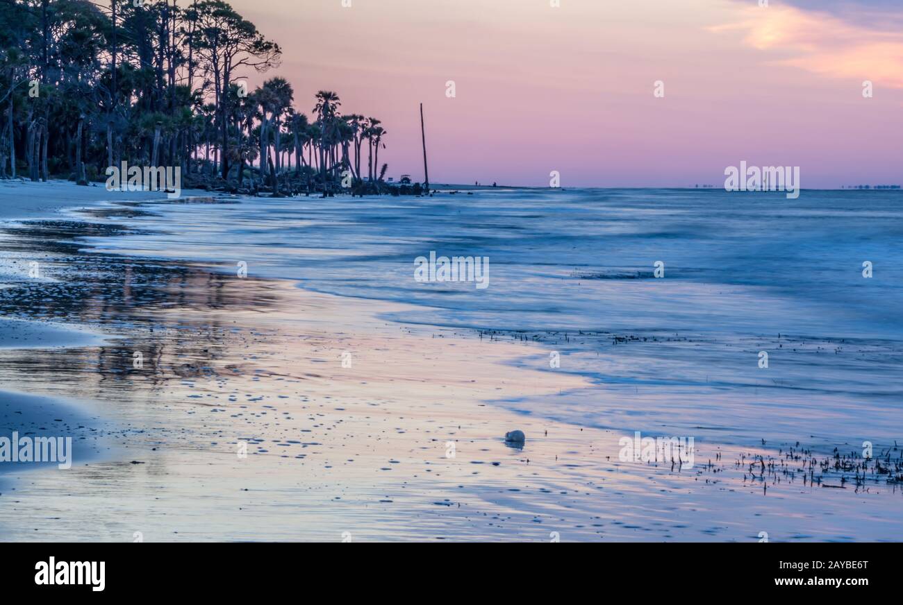 Szenen rund um die Jagdinsel South carolina im Sommer Stockfoto
