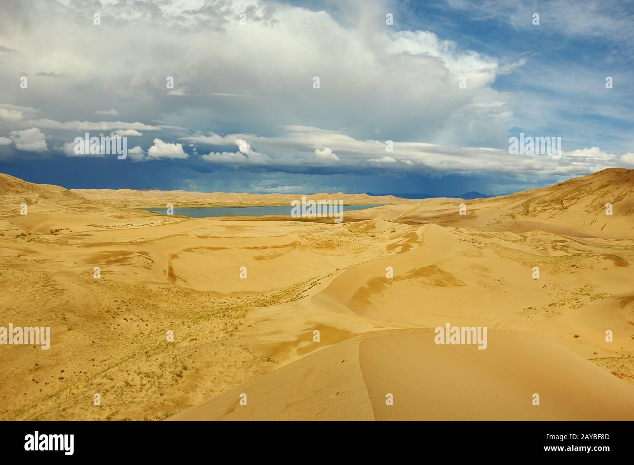 Die Mongolei. Sands Mongol Els, sandige Dünenwüste, Stockfoto