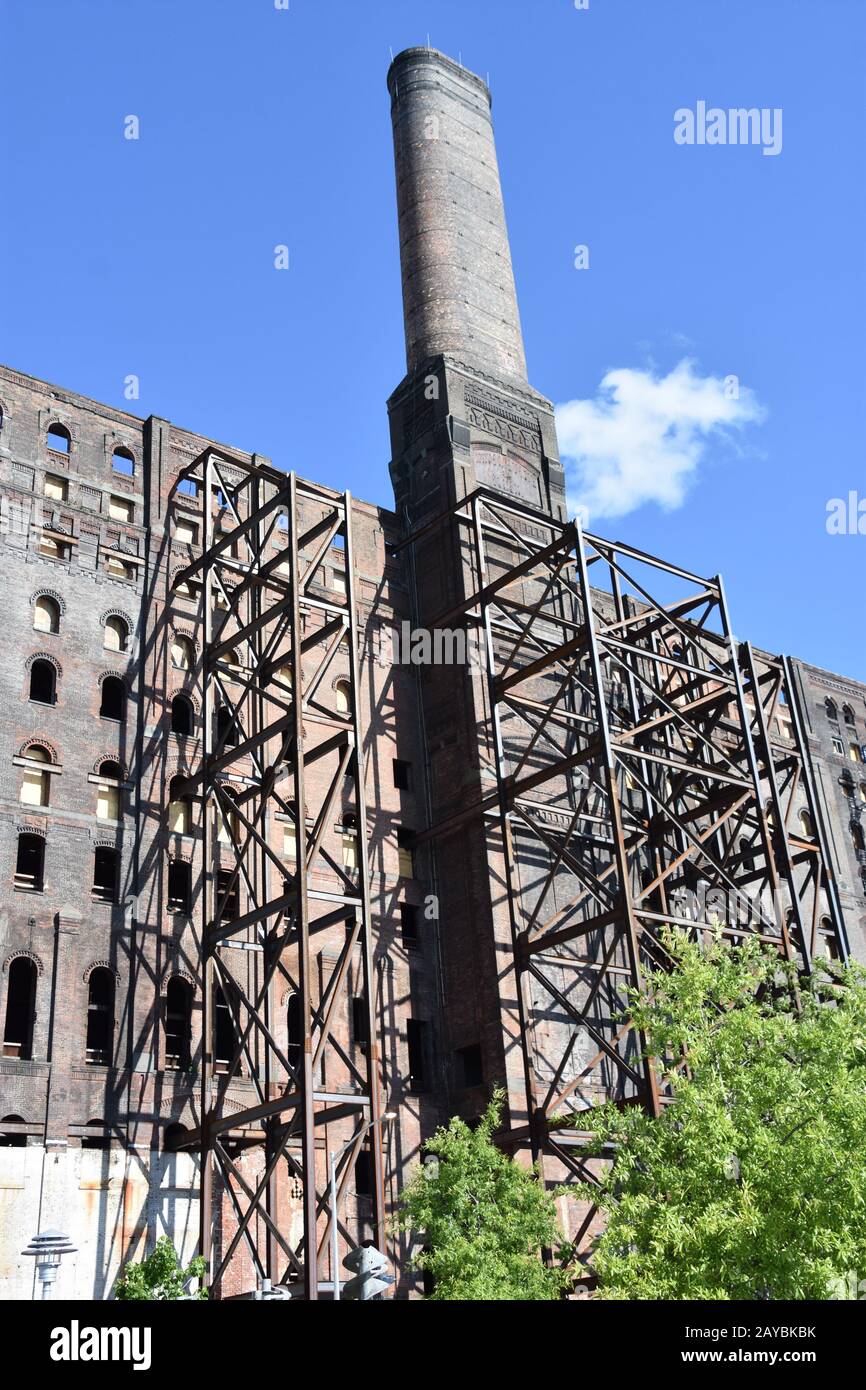Domino-Zuckerraffinerie in Brooklyn, New York Stockfoto