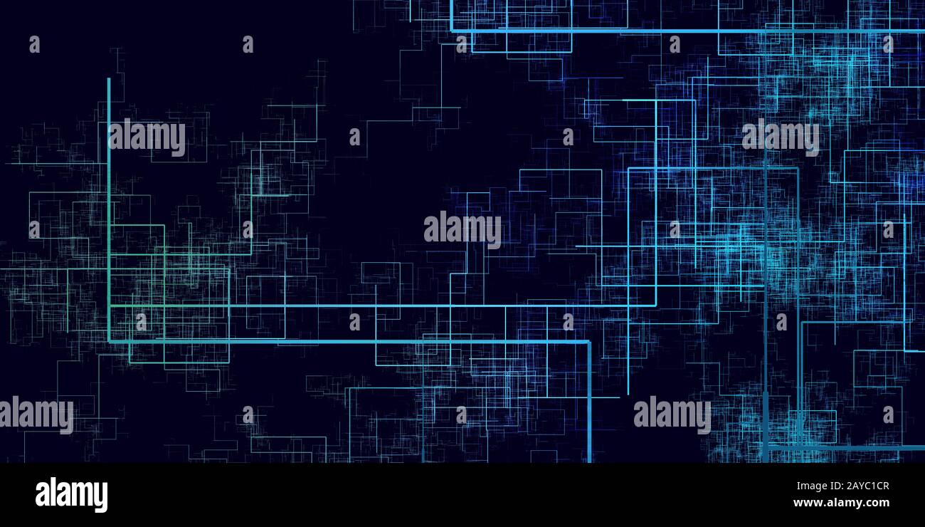 Data-Grid-Netzwerk Stockfoto