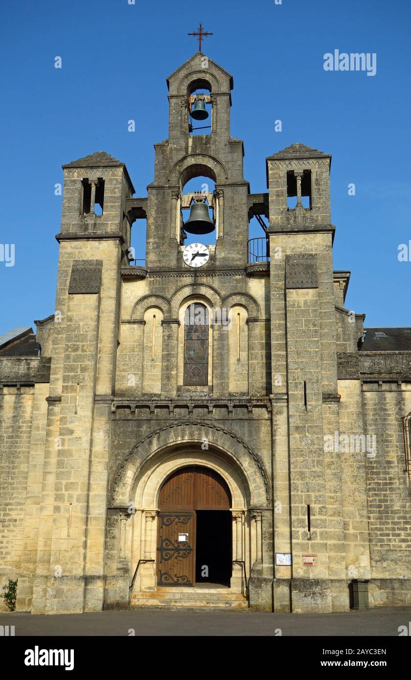 Notre Dame de l'Assomption in Villefranche Stockfoto