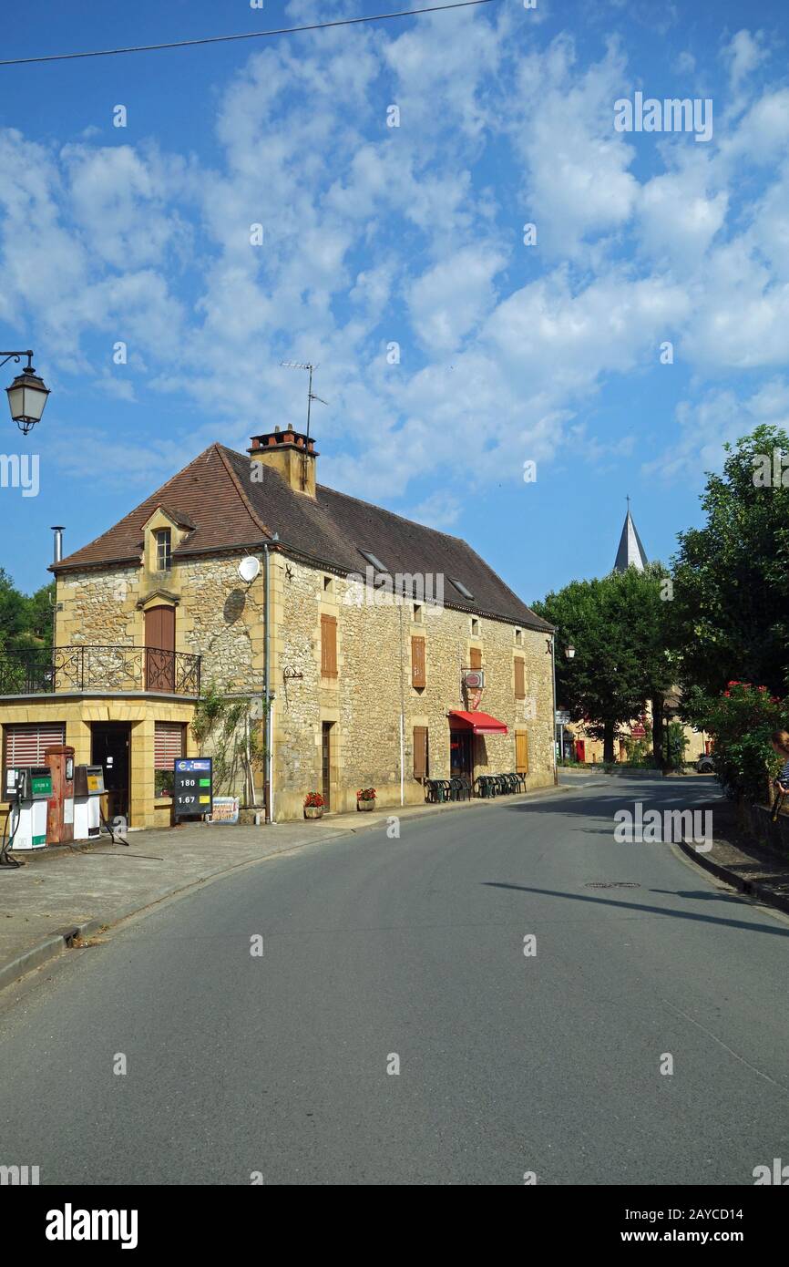 Saint-Pompont in Frankreich Stockfoto