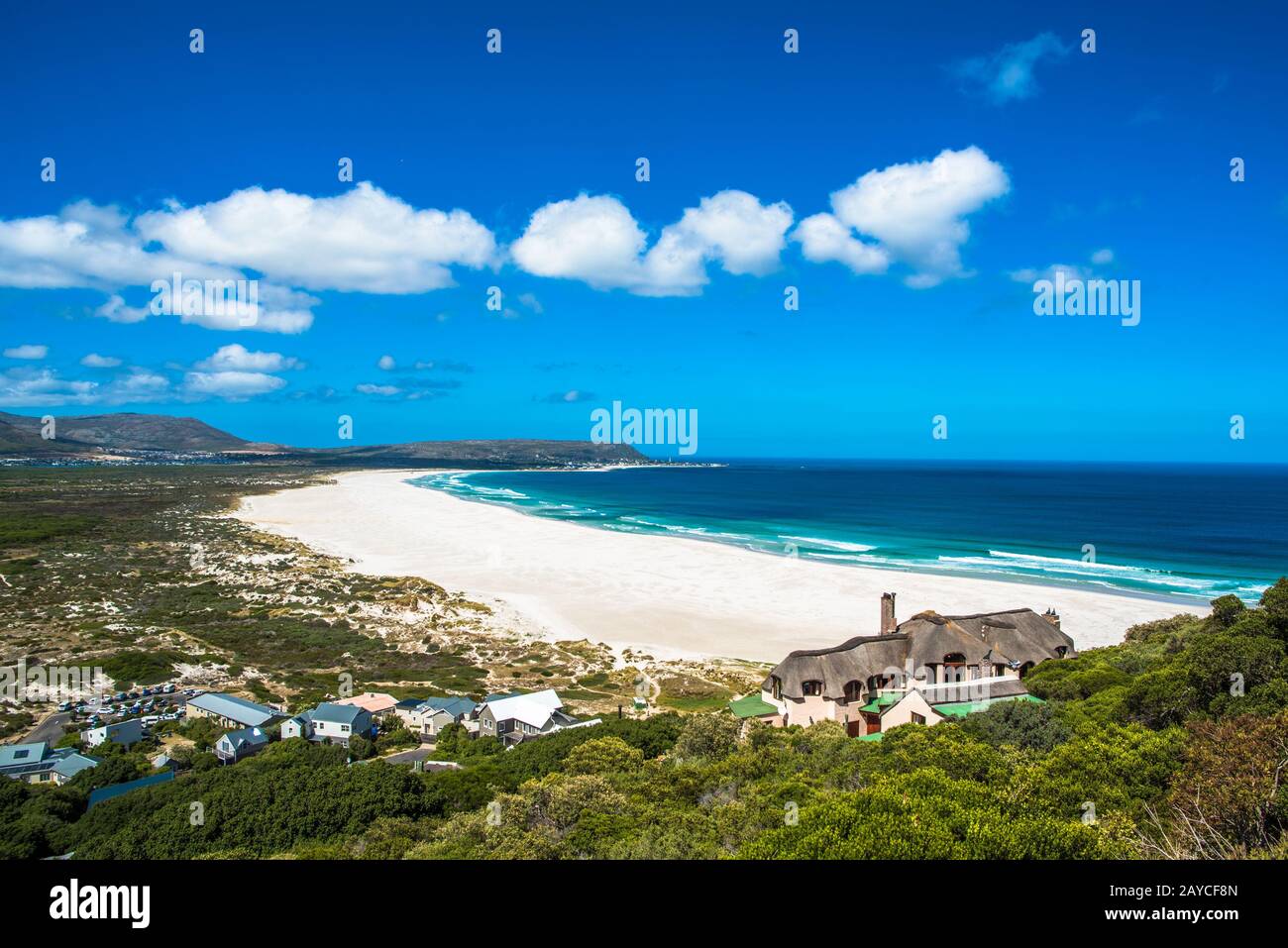 Noordhoek Strand in der Nähe von Kapstadt, Südafrika Stockfoto