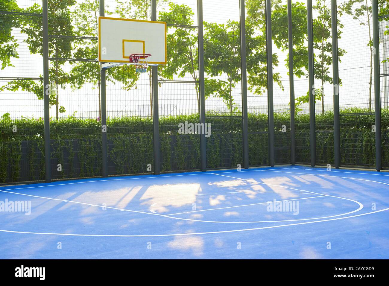 Basketballplatz Stockfoto