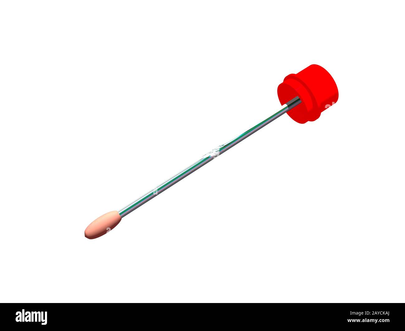 Tupfer zum Entfernen von DNA-Material Stockfoto