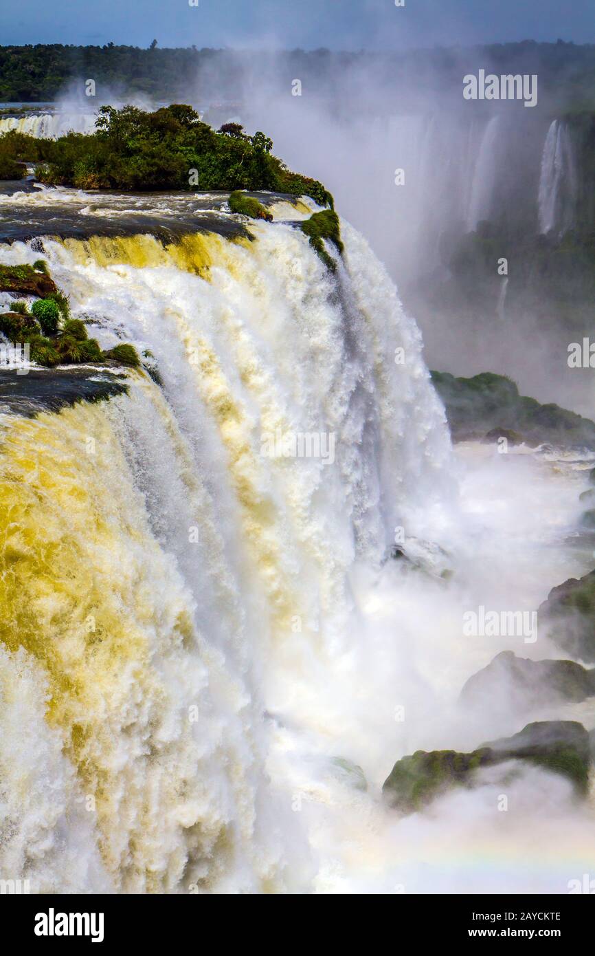 Die Grenze zweier Länder Stockfoto